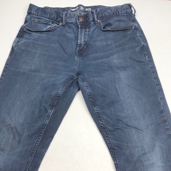 VINTAGE MENS OLD NAVY RELAXED SLIM TAPER JEANS 33x32 😎 - Picture 3 of 12